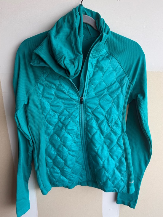 bcg Jackets & Blazers - bcg Teal Quilted-Front Hooded Jacket